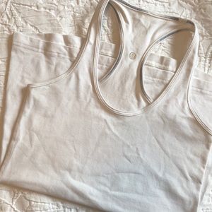 Lululemon Racerback Tank White Size 6